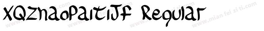 XQZhaoPaitiJF Regular字体转换